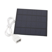 Portable 1.5W Solar Panel Charger Usb Output Power for Phone Outdoor Adventures