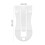Bird Cage Feeder Bird Cuttlebone Holder White Abs 1 Set 2