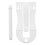 Bird Cage Feeder Bird Cuttlebone Holder White Abs 1 Set 5
