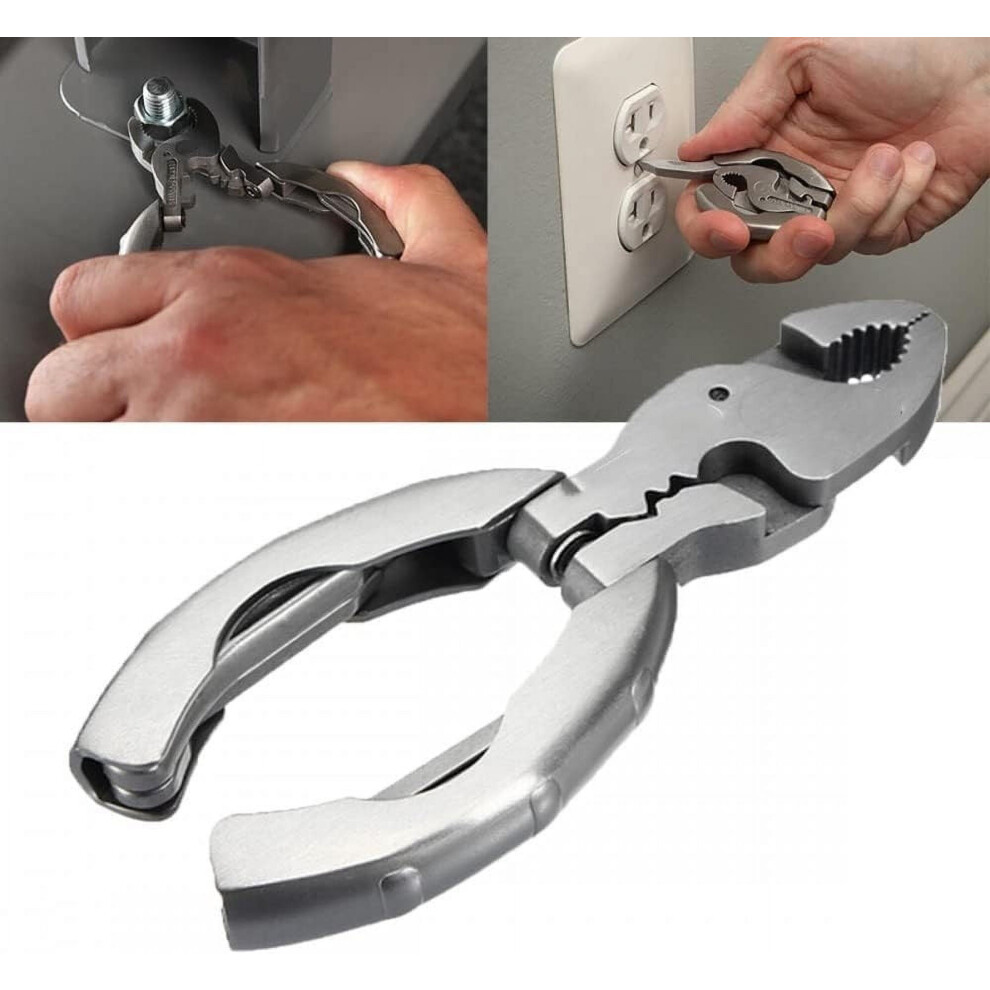 9-In-1 Multifunctional Pocket Tool - Multi-Purpose Pliers, Screwdriver, Compact Handheld Tool, Perfect For Diy, Home Repairs, And Outdoor Adventures 9130661134224