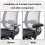 4PCS Dust Resistant Elastic Armrest Protectors for Computer Chairs Soft Fit 4