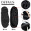 4PCS Dust Resistant Elastic Armrest Protectors for Computer Chairs Soft Fit 7