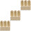 90St Multic Functionele Metalen Rope End Caps Goud Voor Accessoires 6