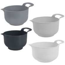 4 Pcs Plastic Mixing Bowl Set Reusable Plastic Nesting Mixing Bowl Multifunctional Nesting Container for Kitchen Cooking Baking