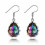 925 Silver Drop Stud Earrings Mystic Topaz Purple 5