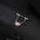 Δαχτυλίδι θηλής από χειρουργικό ατσάλι 14G CZ Opal Piercing θηλής για γυναίκες Κοσμήματα 4