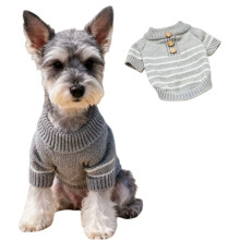 Warm Striped Sweater for Small Dogs and Puppies 1 Pack