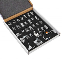 Professional Low Shank Presser Feet Set Compatible with Singer, Brother, Janome, Babylock, Elna, Toyota, New Home, Simplicity