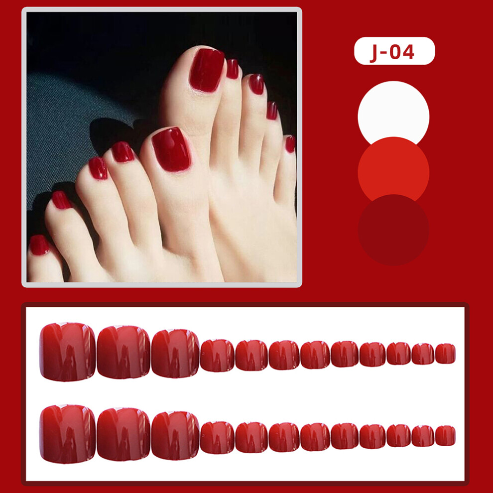 Zhouq-Outdoors (Jelly Glue Model) Reusable Glossy Fake Nails For Outfits