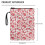 Strawberries Polyester Fabric Book Covers for Reading Lovers Gift for Journal Decorative Design 7