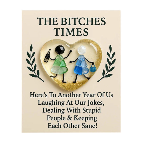 Friendship Hug Greeting Card Acrylic 2D