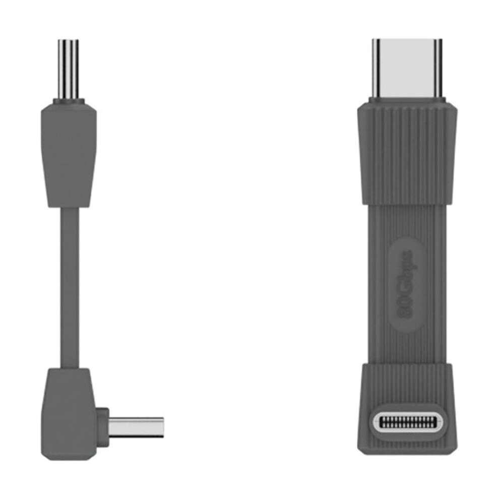 Flexible Type C 240W 80Gbps Charging Cord Space Saving Rollable Design Enhances Durability Multi Device Charging 9152228750111