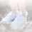 Waterproof PVC Rain Shoe Covers Ankle-High 1 Pair 4