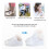 Waterproof PVC Rain Shoe Covers Ankle-High 1 Pair 8