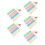 20St Compacte Draagbare Serviesopbergdoos Met Diverse Kleuren 6
