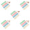 20St Compacte Draagbare Serviesopbergdoos Met Diverse Kleuren 7