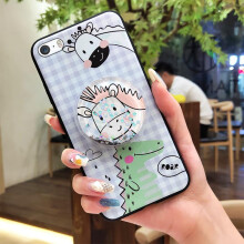 Phone Case Compatible with iPhone 5/5S/SE – Silicone Kickstand Cover, Glitter Cartoon Design, Dirt-Resistant & Anti-Knock