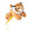 Yellow Plush Tiger Doll Jungle Theme 14cm 1