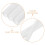 White PVC Shipping Tubes 3-Pack with Caps for Document Storage and, and Versatile 6