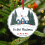 Personalized Glass Christmas Ornament for Newlyweds 4