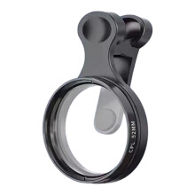 Universal Smartphone Polarizing Lens Filter for Enhanced Photography Reduces Glare and Color Saturation