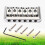 Electric Guitar Bridge TL Style 1 Set 7.7x4.4x0.95 cm 3