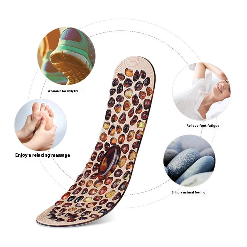 Dachuang Beauty Brown (, S) Massage Pebble Insoles For Shoes - 50 Chars