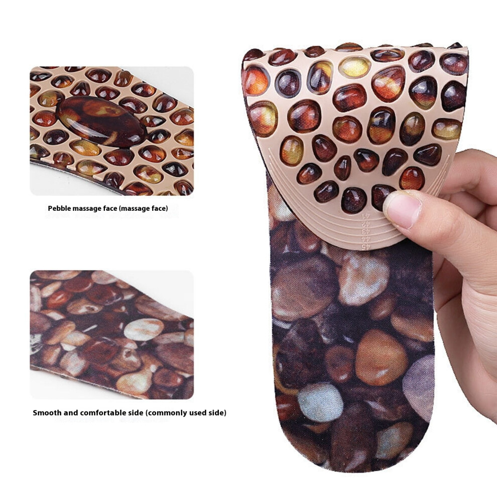 Dachuang Beauty Brown (, L) Massage Pebble Insoles For Shoes - 50 Chars