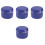 4St Compacte Blauwe Draagbare Gebitsdoos Van Duurzaam Materiaal 3