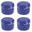 4St Compacte Blauwe Draagbare Gebitsdoos Van Duurzaam Materiaal 5
