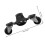 Μεταφορά επίπλων Dolly4Pcs με τρίτροχο σχεδιασμό ABS από ανθρακούχο χάλυβα για 6
