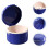 4St Compacte Blauwe Draagbare Gebitsdoos Van Duurzaam Materiaal 10