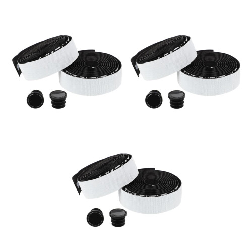 3 Sets Bicycle Handlebar Camouflage Wrapping Tape Pu