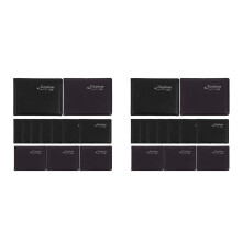 24Pcs Mini Books Black Small Portable Phone Organizers