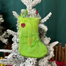 Christmas Stockings Green Christmas Decorations Indoor Holiday Stockings For Fireplace Mantle Or Wall Decor - Perfect For Christmas Decorations