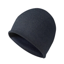 Nrmvnmi Cuffless Beanie For Men Women, Unisex Short Beanies Skull Cap Brimless Night Windproof Warm Reflective Knitted Wool Hat Solid Color Beanie