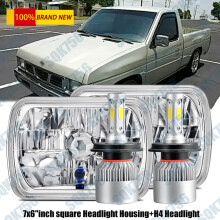 Nissan Pickup Hardbody LED faro alto/bajo 7x6 pulgadas para