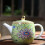 Chinese Ceramic Gaiwan Tea Set with Enamel Painting 1