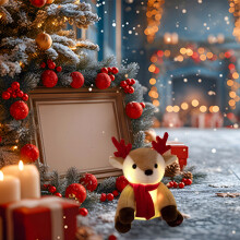 Peluche a forma di alce luminoso da 21 cm con luce LED, in morbido cotone, compagno ideale per la notte – Perfetto come regalo di Natale e per le