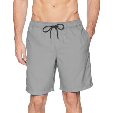 swim trunks men Sports Net Beach Shorts Dry Quick With Inner Casual Pants Men's Shorts Men's Swimwear men's swim trunks Grey + 4XL