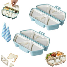 6-in-1 Onigiri Mold, Triangle Rice Ball Maker, Foldable &