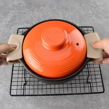 Pink Silicone Pot Ear Clips – Heat-Resistant Handle Covers for Pans & Pots, Comfortable Cooking Tool, Compatible with Standard Cookware