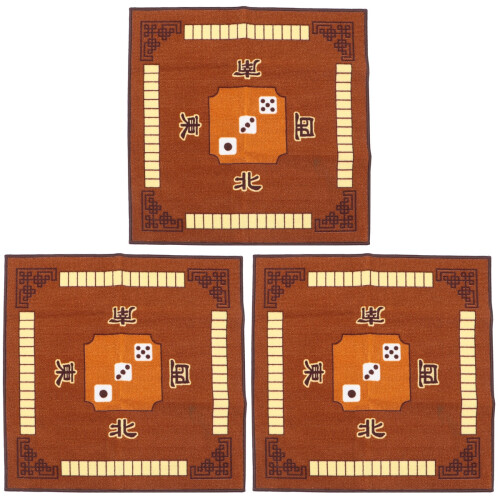 3St Polyester Tafelonderlegger Mahjong Poker Antislip 1