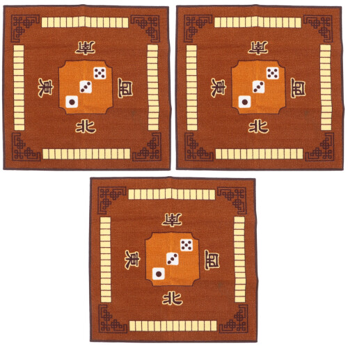 3St Polyester Tafelonderlegger Mahjong Poker Antislip 2
