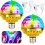 2-Pack Disco Ball Light with E27 Socket, Rotating RGB LED Projector Lamp, Compatible with E27 Bulbs 7