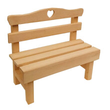 1pc Decorative Mini Bench Porch Chair Miniature Landscape Bench Home Decocration