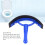 Horse Sweat Scraper Durable Rubber Water Scraper for Horse Bathing Royalblue 5