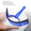 Horse Sweat Scraper Durable Rubber Water Scraper for Horse Bathing Royalblue 3