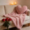 Raschel Blanket Soft Thick Double Layer Pink 1