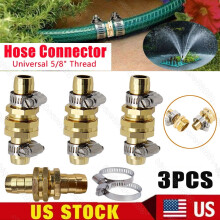 Kit de réparation pour raccord de tuyau d'arrosage 5/8" (embouts, colliers de serrage)